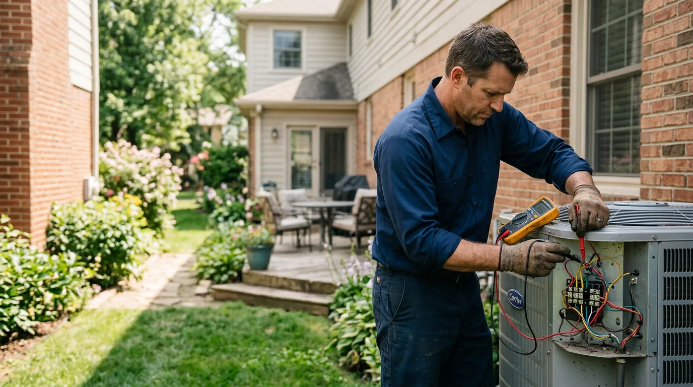 HVAC technician working near Jaffrey, NH